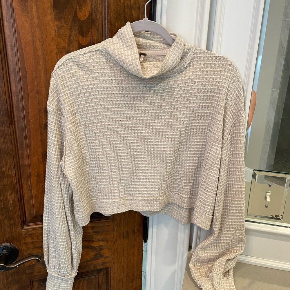 Free People Sage Cowl Neck Sweater